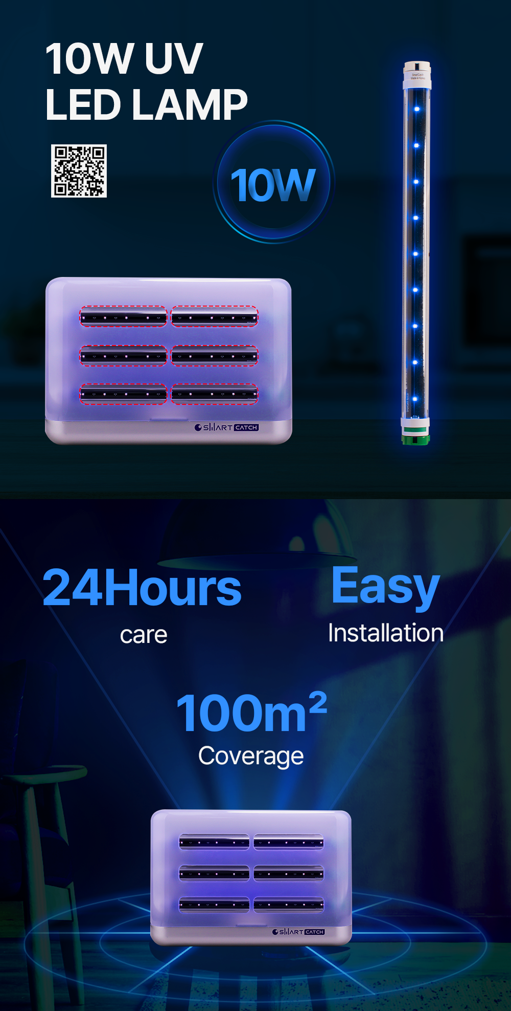 Indoor insect trap Smart Catch ADDITION UV LED
