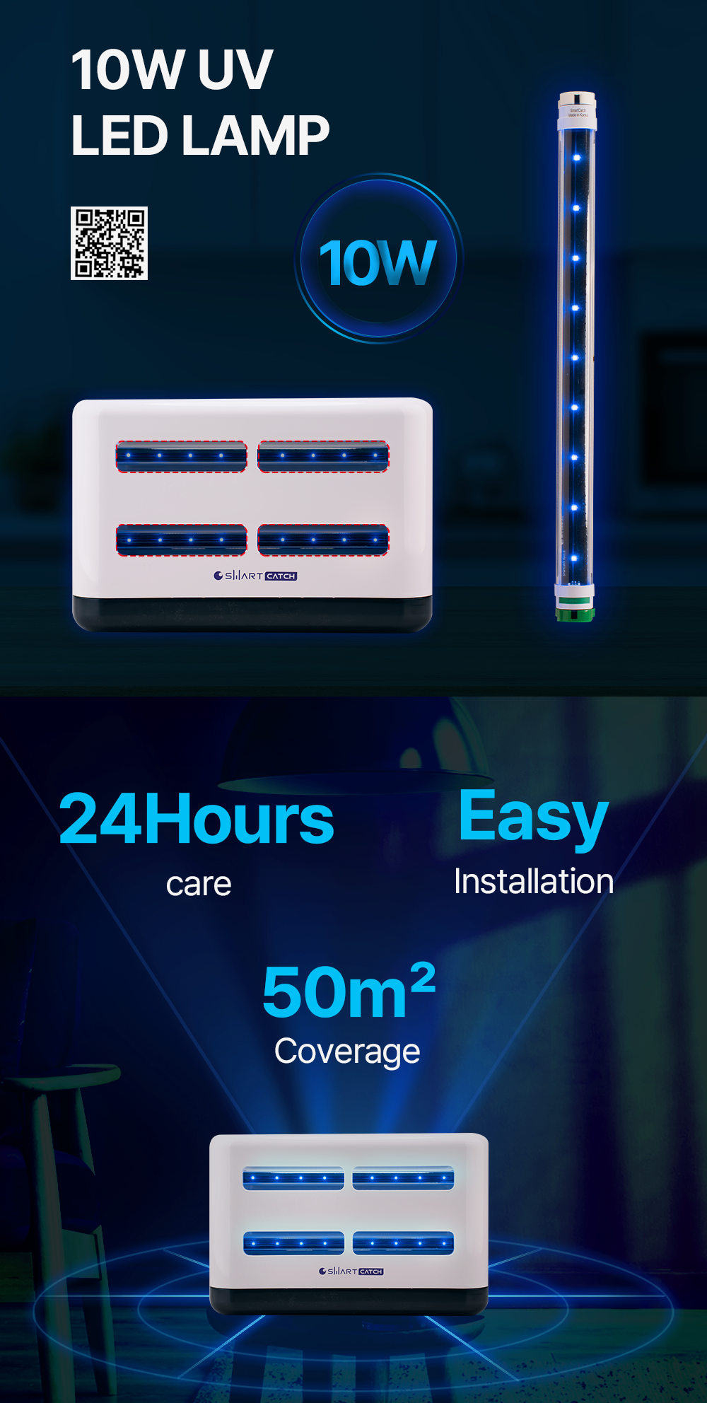 Indoor insect trap Smart Catch UV LED